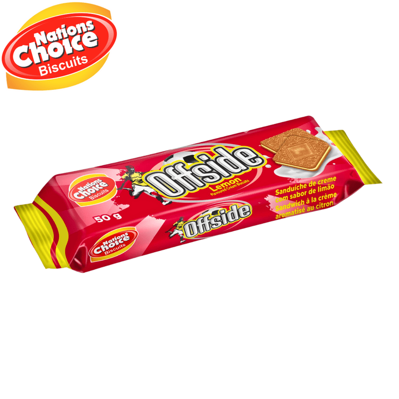 Offside Lemon Offside Lemon Cream Biscuits - 50g