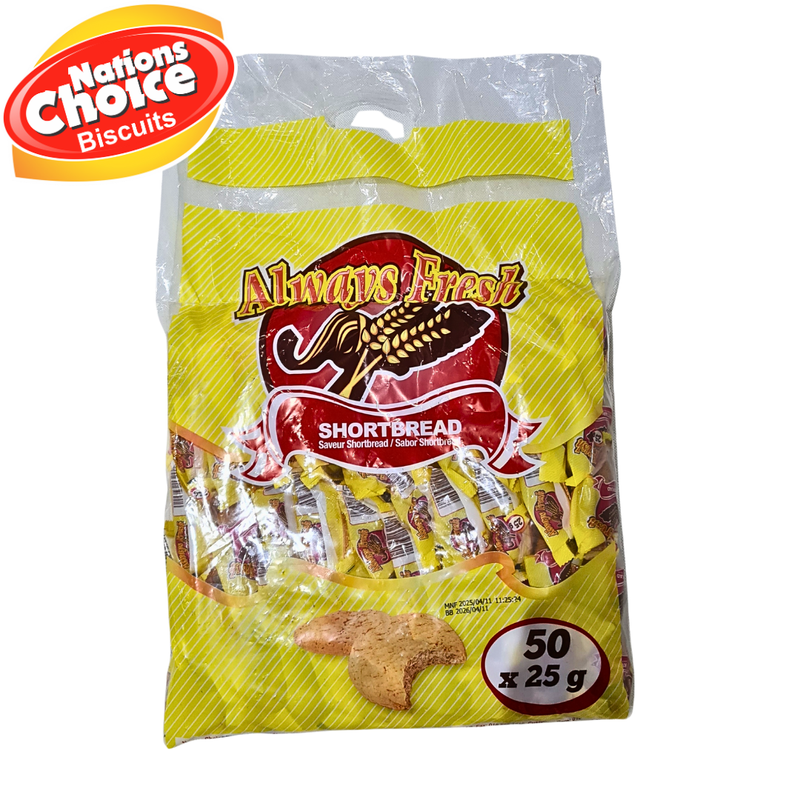 Shortbread 50x25g - Packets