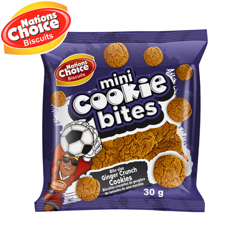 Mini Cookie Bites 40x30 - Ginger Crunch